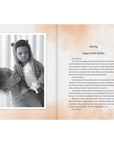 Chapter thirty titled 'Days with Littles' in 'Mom Enough,' showcasing a heartfelt letter to mothers, reassuring them that even on busy, unaccomplished days, they are doing an incredible job