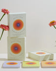 Card deck titled 'Hack Your Nervous System' with flowers on a light background